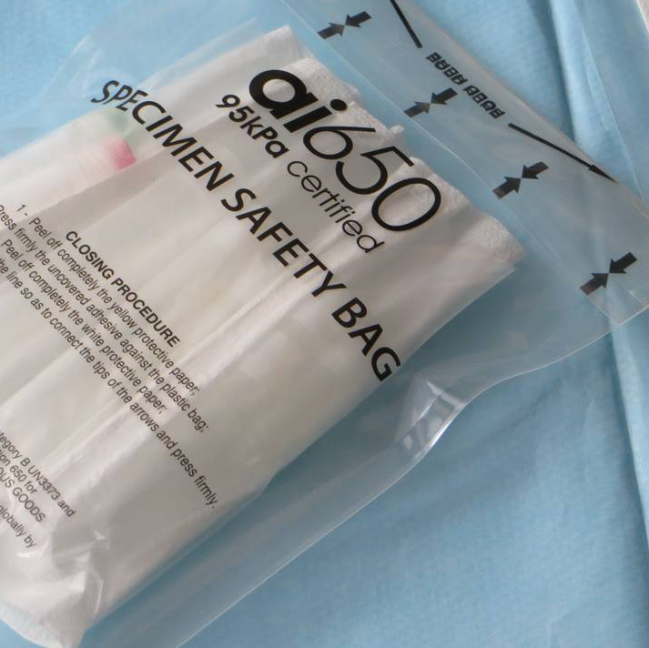 95 kPa Medical Sample Safety Transport Bag 95kPa Safety Transport Bags