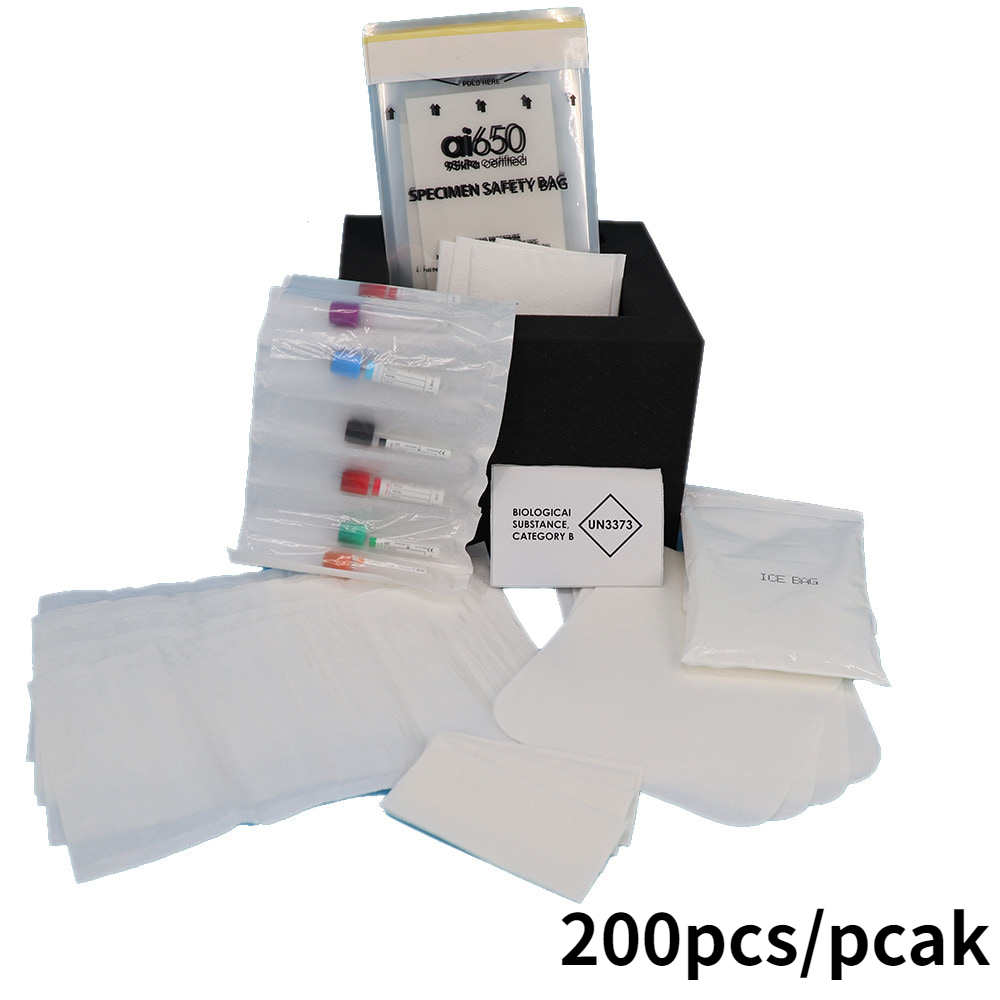 How to use specimen bag 95kPa Safety Transport Bags, Absorbent Pocket Sleeve and Absorbent